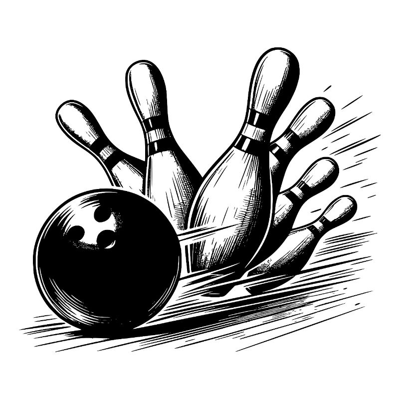 Lancer de boules de bowling dynamique sur des quilles