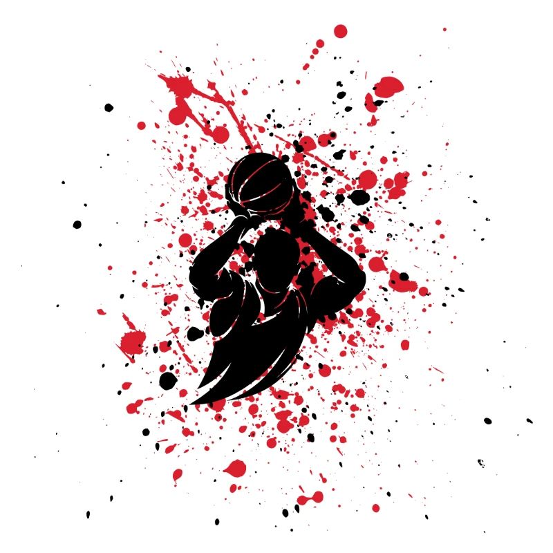 Basketteur Éclaboussures Rouge