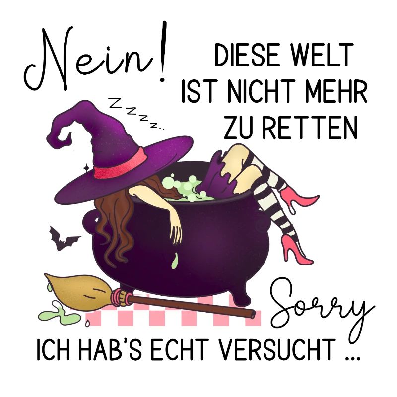 Witch in the Magic Cauldron – Witchy Fun Art