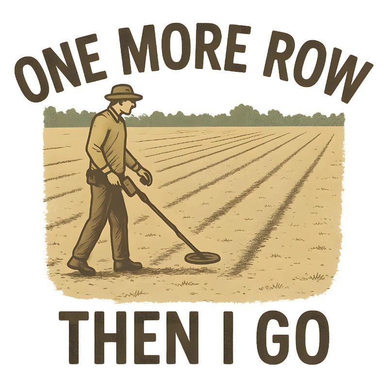 Encore une rangée et je me lance à la détection de métaux pour m’amuser