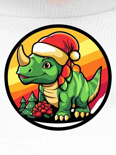 Dino Santa in Christmas splendour