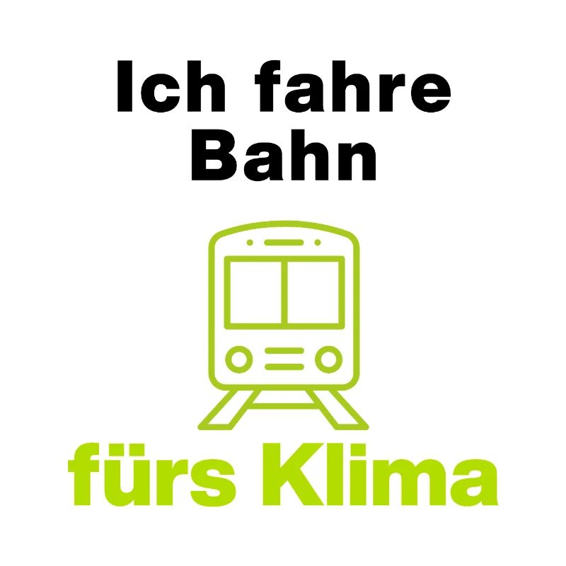 I take the train for the climate – your statement