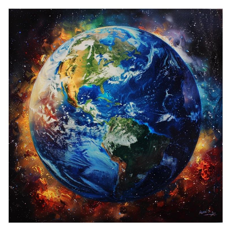 Earth in Cosmic Fire