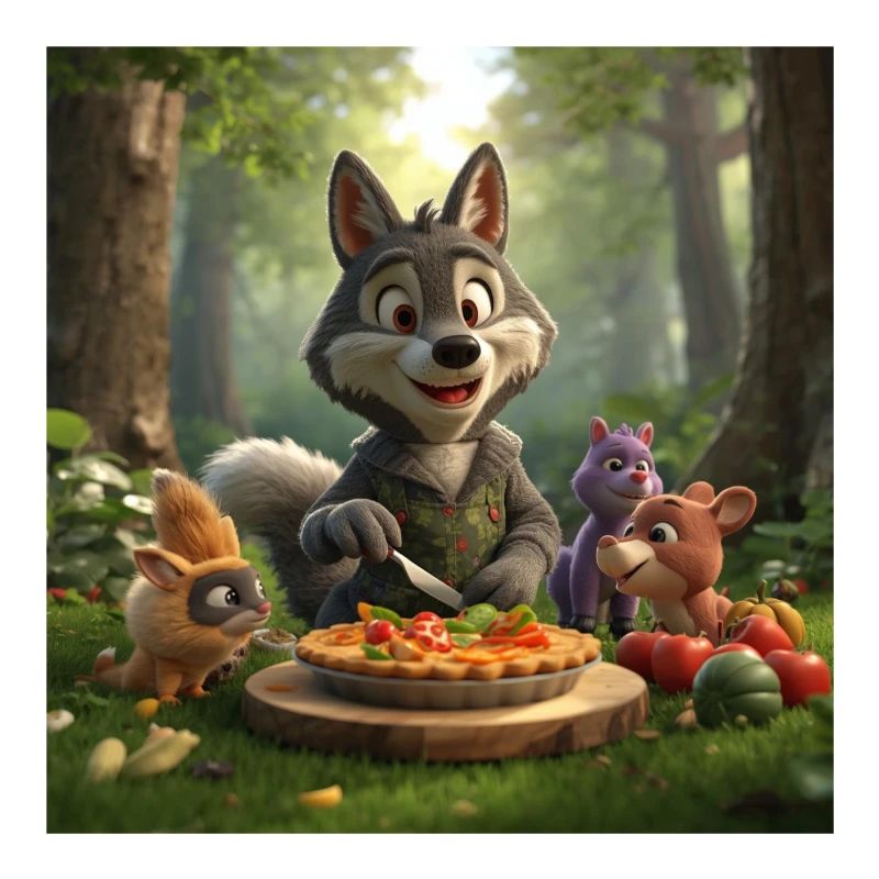 wolf, grey wolf, plush wolf