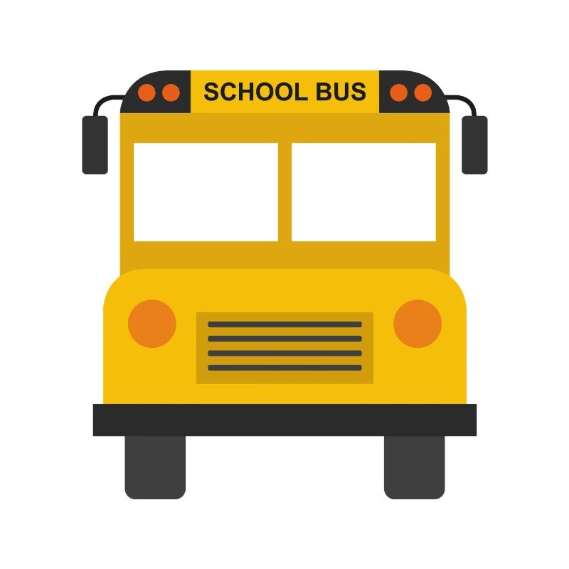 Devant du bus scolaire