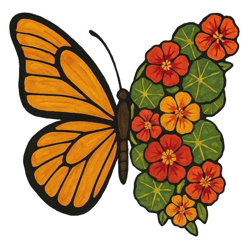 Fendre de la floraison des papillons