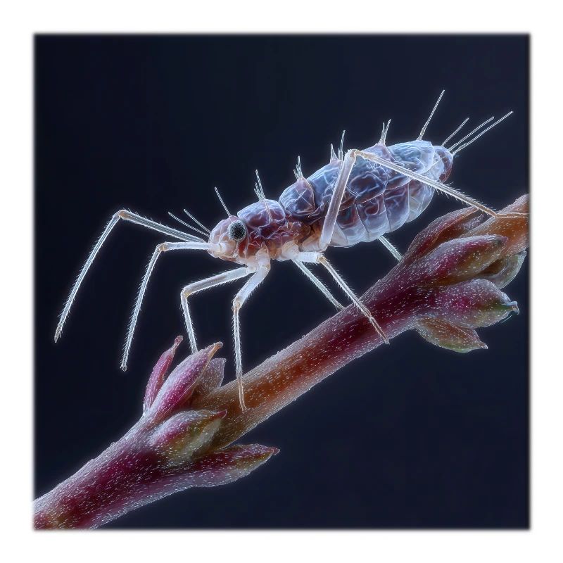 Fascinating Aphid Macro Insects Graphic