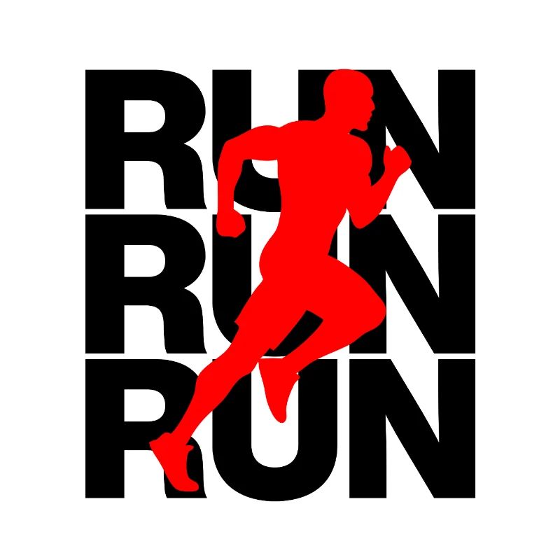 JOGGING MAN, PUISSANCE DE COURSE ! PASSION POUR LA COURSE, LA COURSE