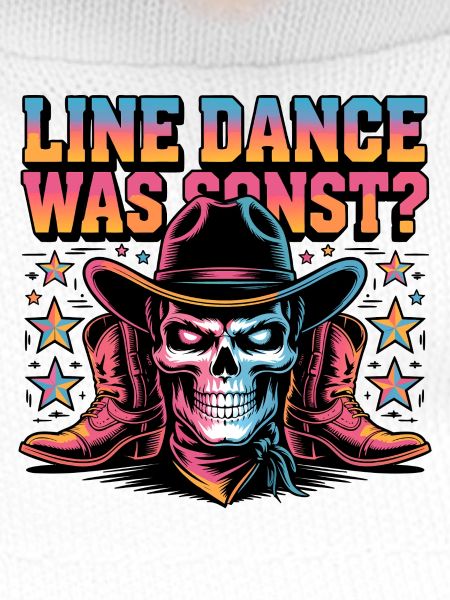 Line Dance Skull Cowboy