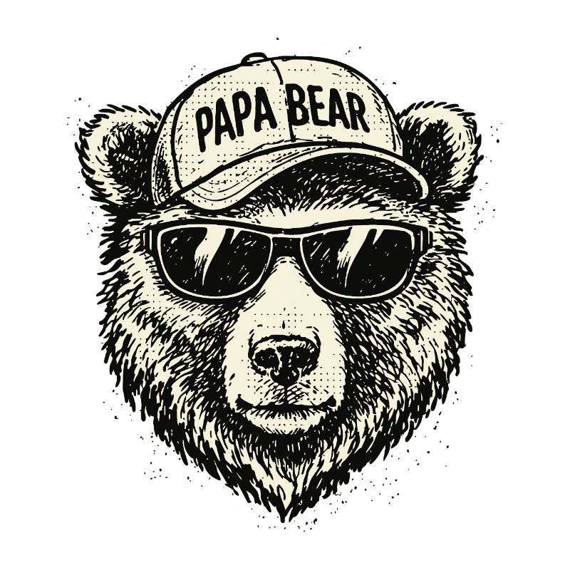 Papa bear Sonnenbrillen Cap