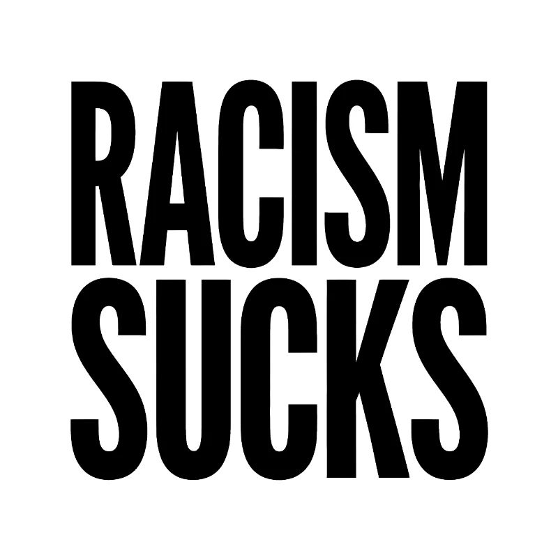 Racism Sucks - Cool Pride Logo