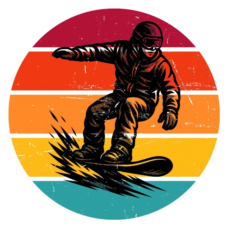 Idée simple de snowboard pour le snowboard
