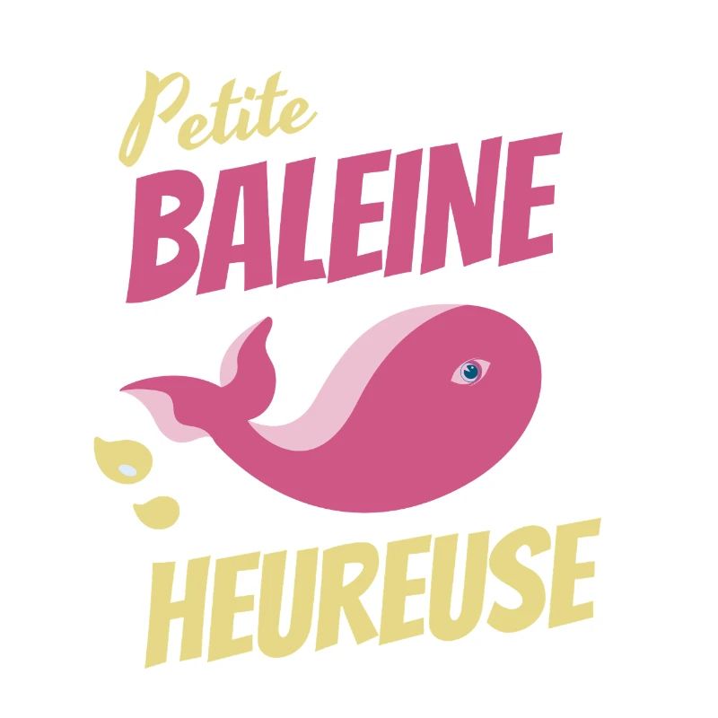 Petite baleine heureuse