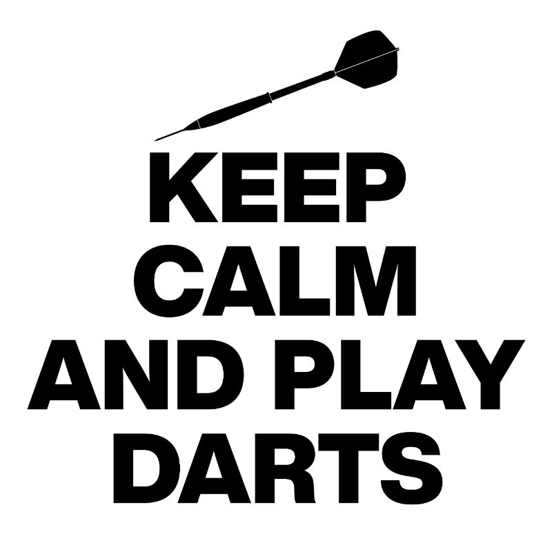 KEEP CALM AND PLAY DARTS! 180 PFEILE