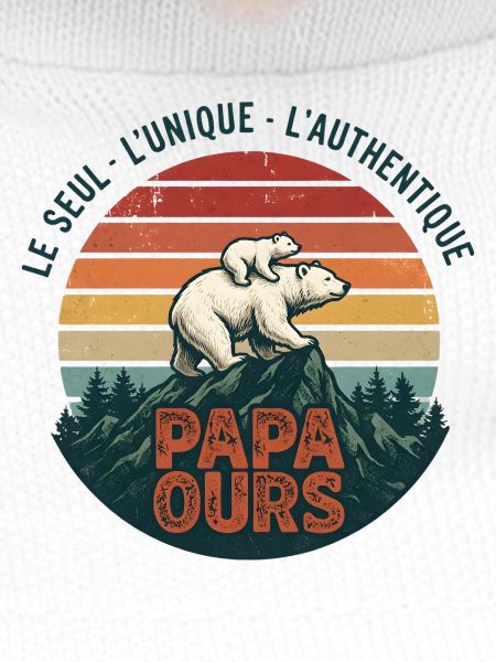 Papa Bear Mountain Retro Sun