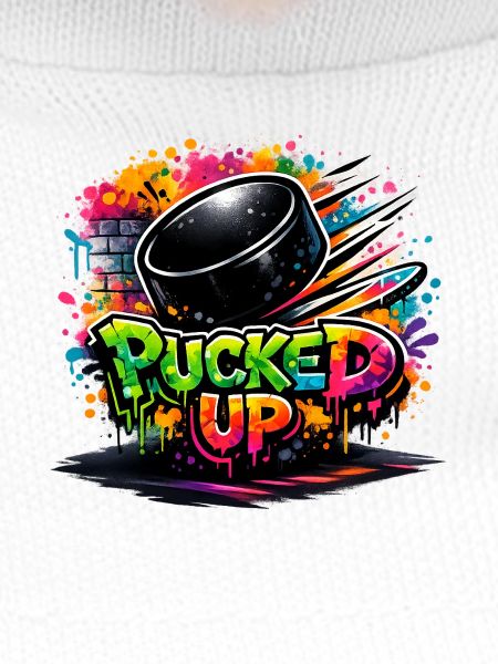 Pucked Up Graffiti Puck