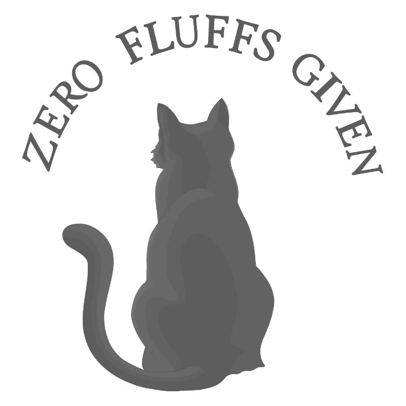 Zero Fluffs Given – Cat from behind with attitude