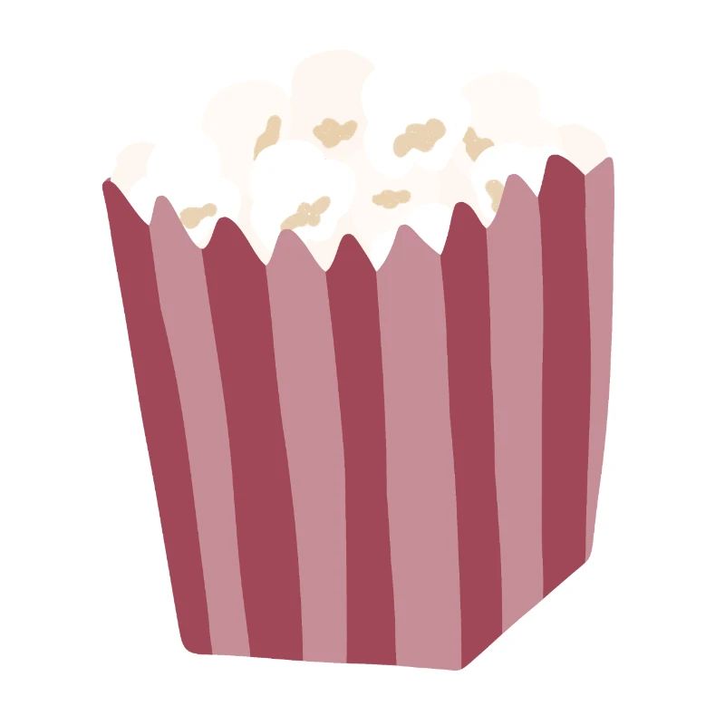 Popcornbox-Illustration