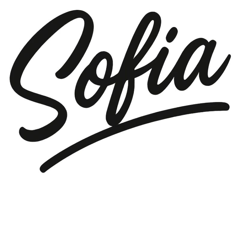 Sofia Signature Hand Lettering