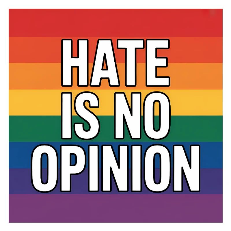 Hate is no Opinion - Antifa Merch