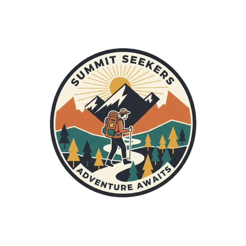 Bergsteiger Patch: Abenteuer wartet