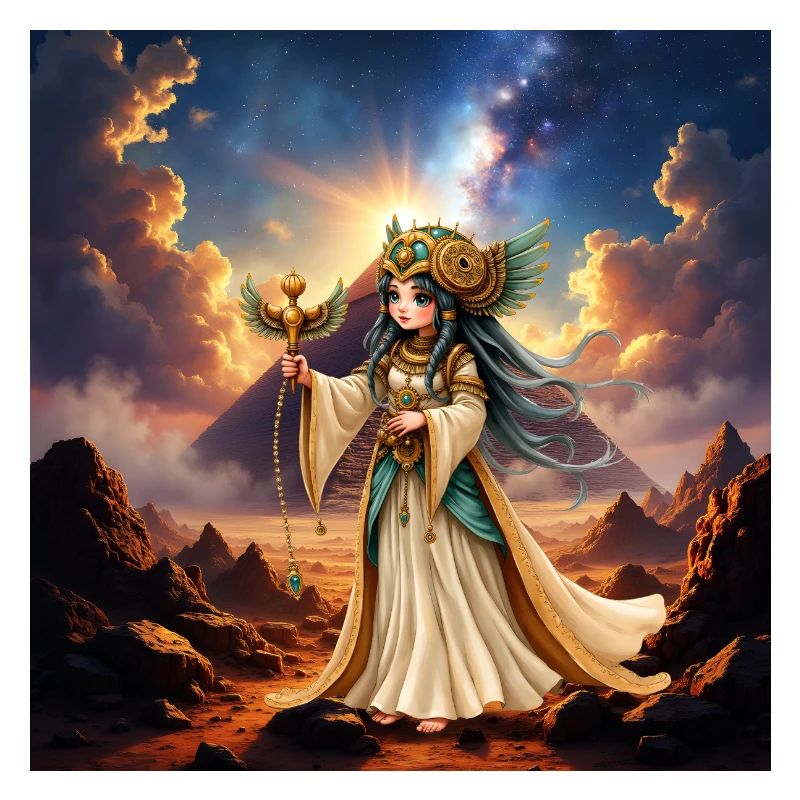 Solar Queen in Stellar Desert