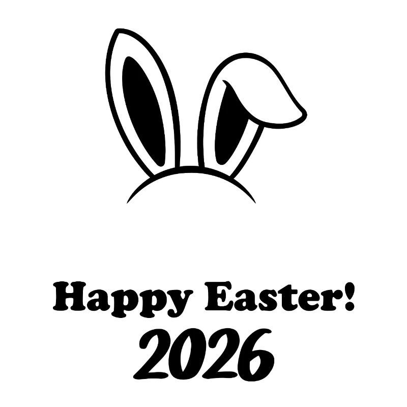 Happy Easter 2026 - Osterhase Design