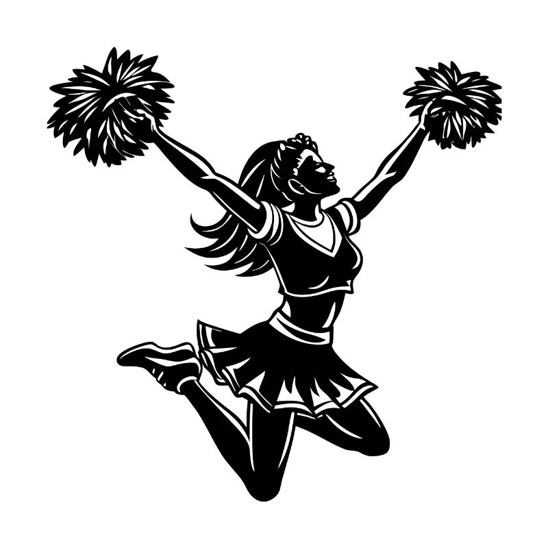 Cheerleader Cheer Jumping