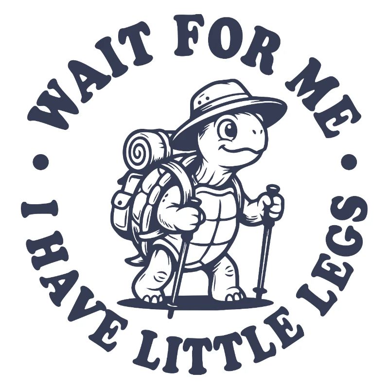 Wandering Turtle Wait For Me Small Legs