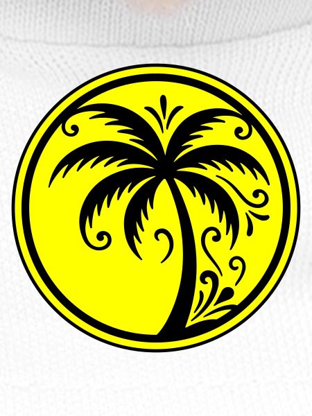 Palm tree icon beach