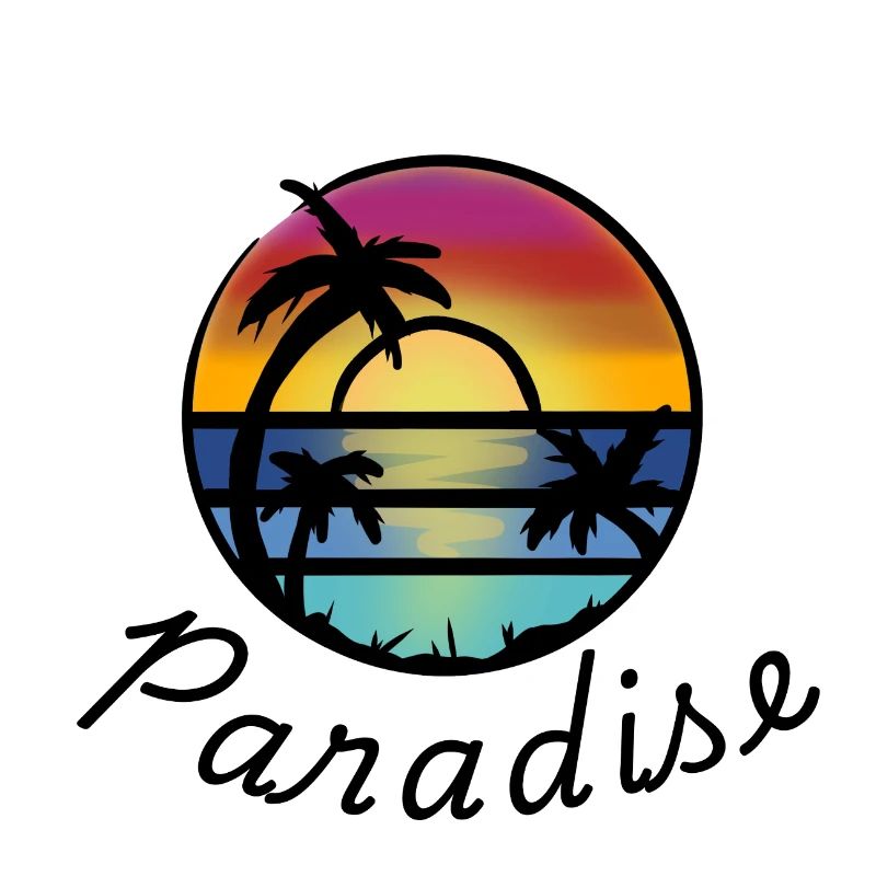 Sunset Palm Circle