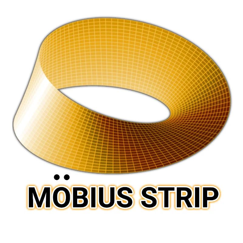 Ruban de Möbius Doré