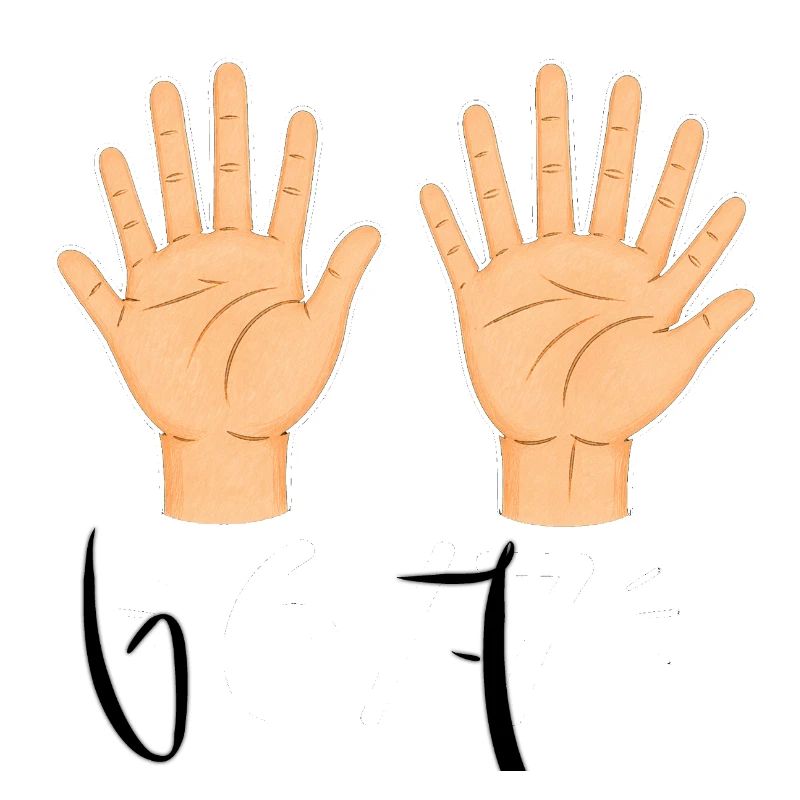 Double Open Hands Illustration