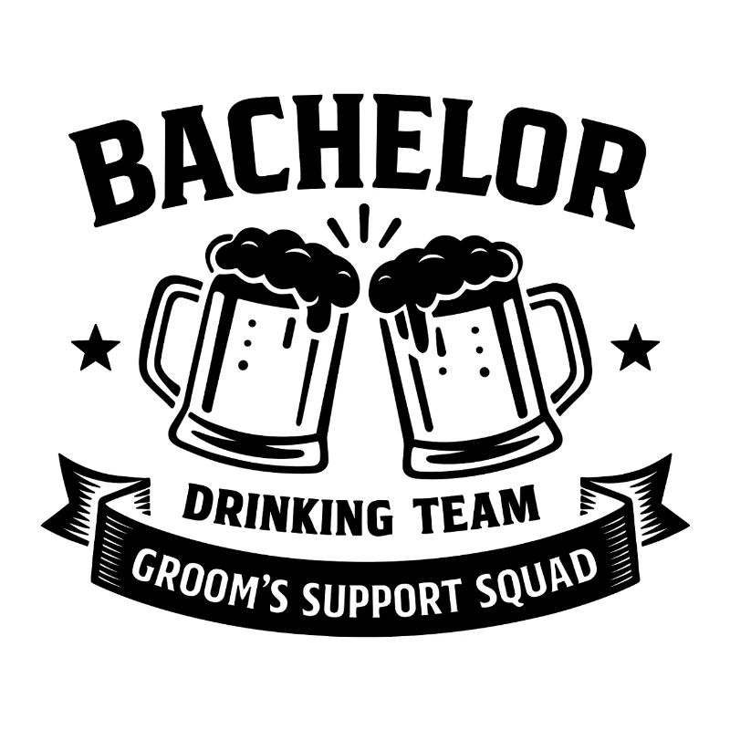 Bachelor Drinking Team - JGA Groom Support Squad