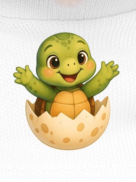 Small turtle hatching