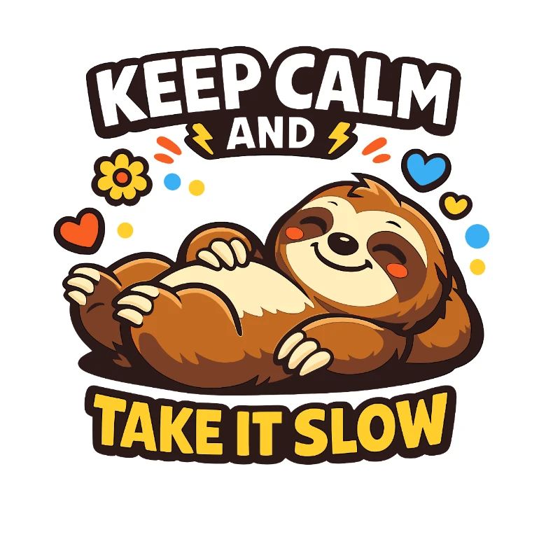 Faultier Ruhe Take It Slow