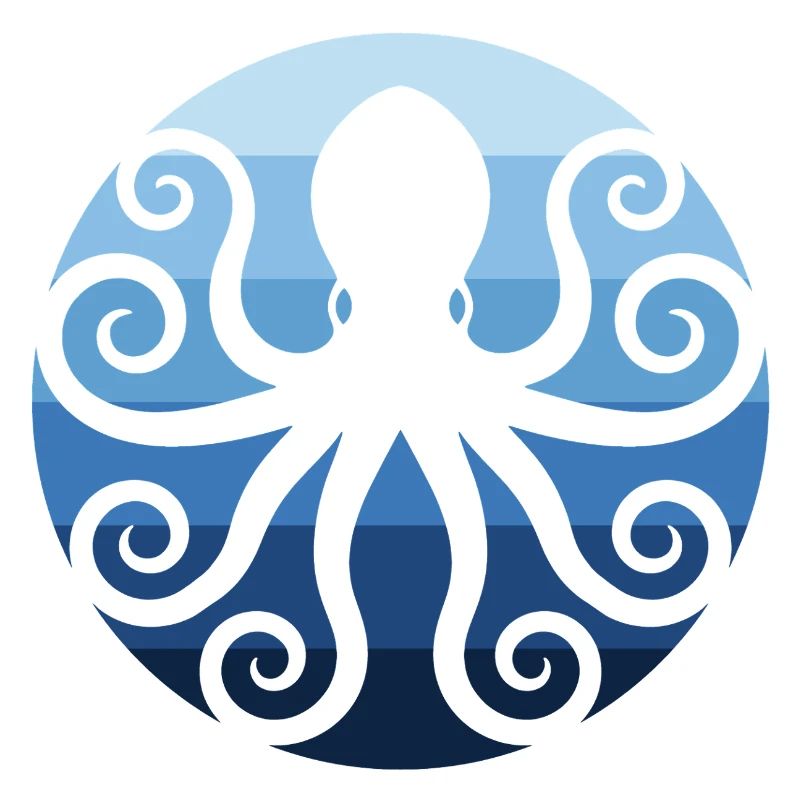 Octopus in the ocean
