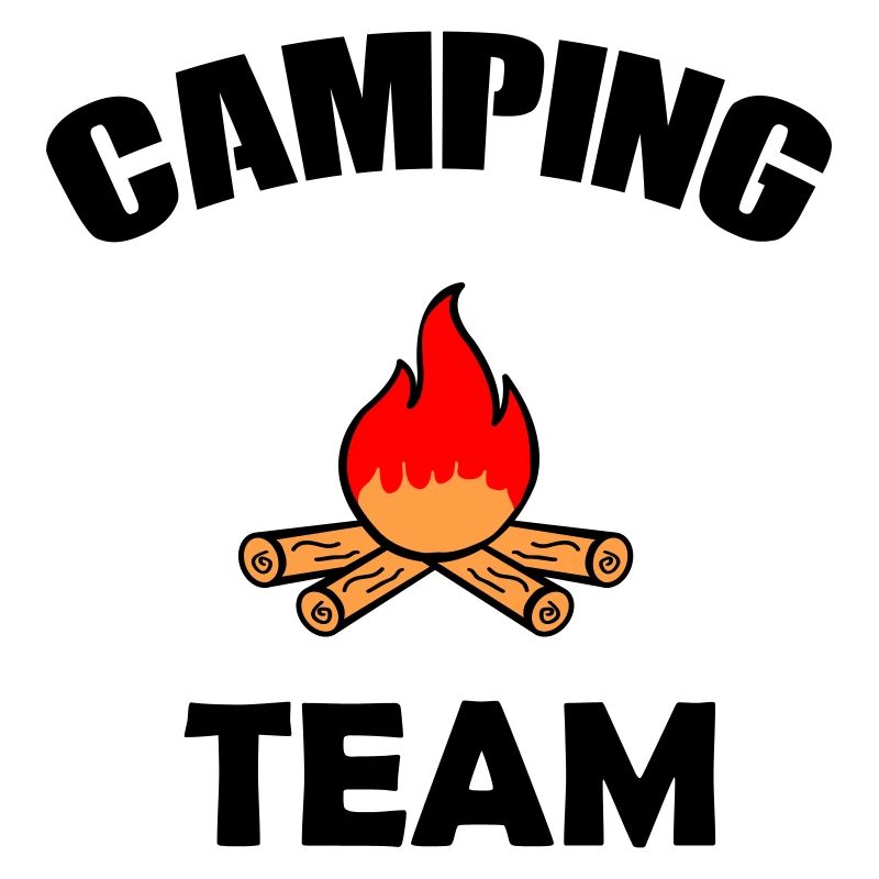 Campfire Silhouette Design