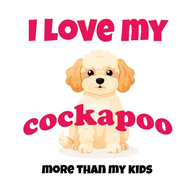 I Love My Cockapoo – Süßer Hund Doodle Geschenk