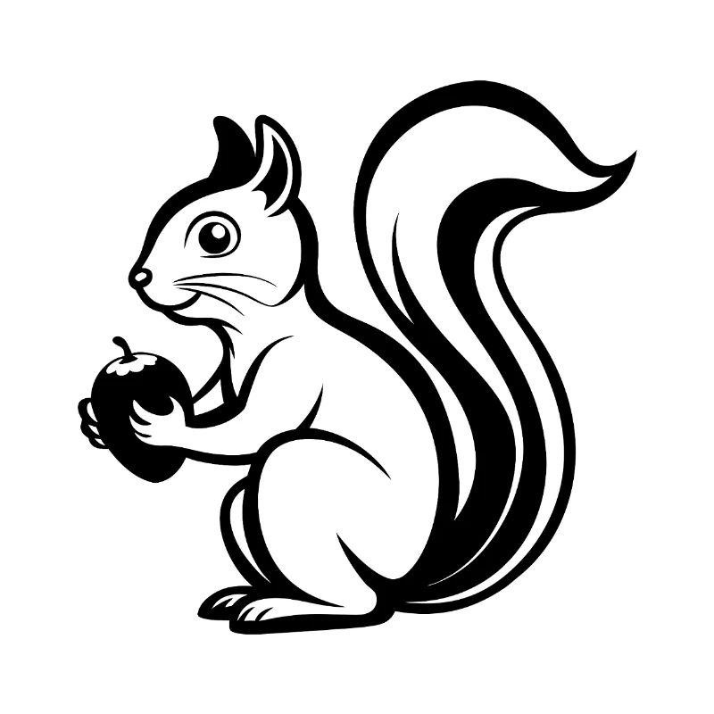 Squirrel Holding Nut