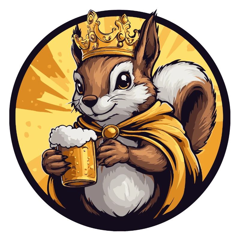 Squirrel Beer Funny