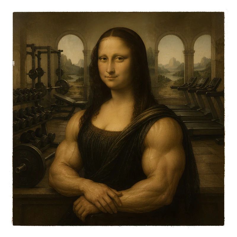 Mona Lifta Leonardo da Vinci Fun Weightlifting