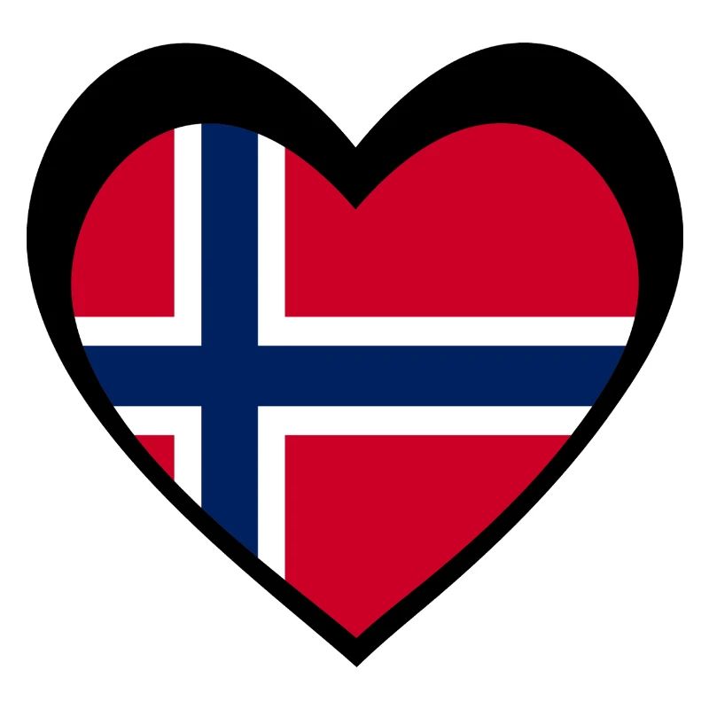 Norge Svart Hjerte – Kjærlighet til Norge