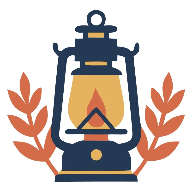 Camping Lantern Nature Forest