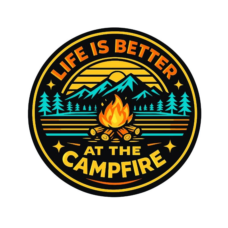 Mode de vie autour du feu de camp
