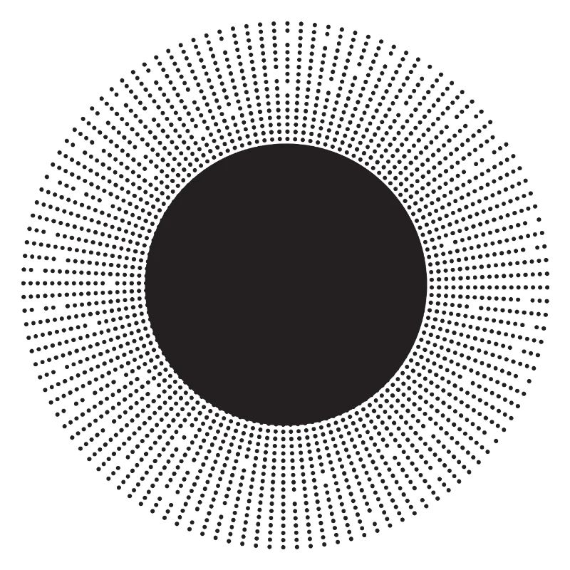 Radial Dot Sunburst