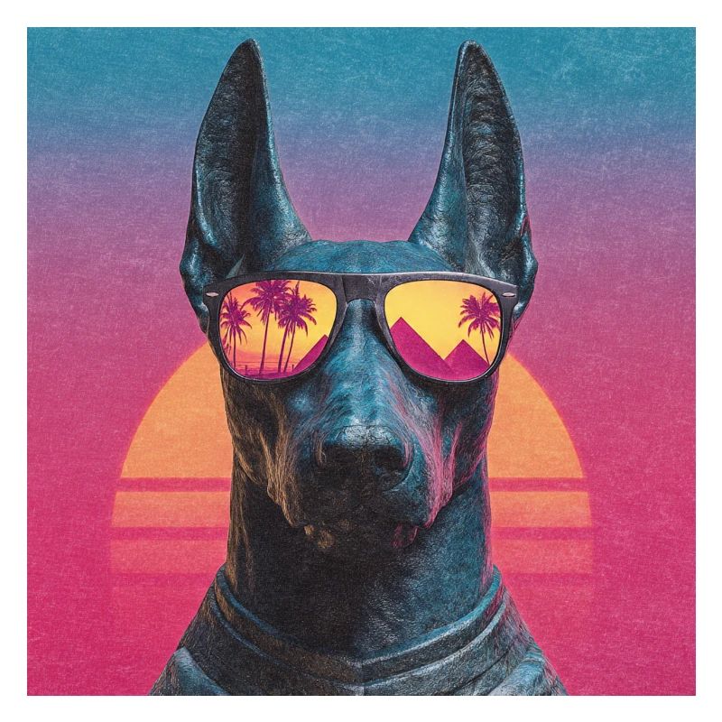 Anubis Synthwave - God on Vacation