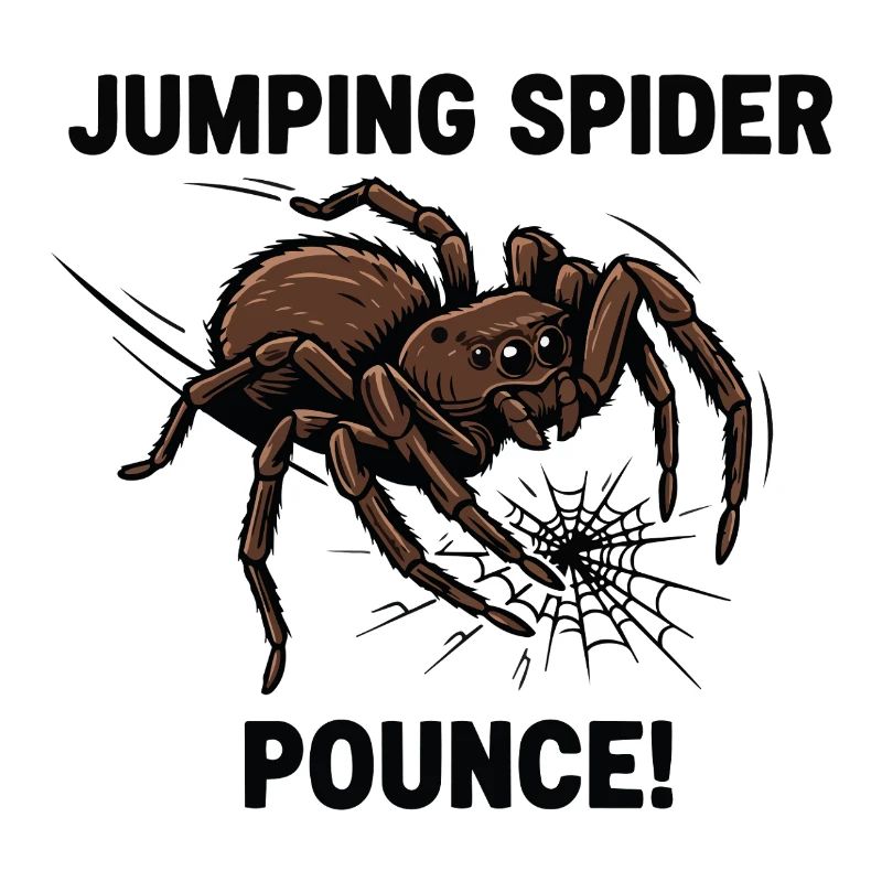 Araignée Sauteuse Pounce Jumping Spider