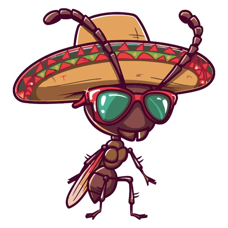 Sombrero drôle de fourmis