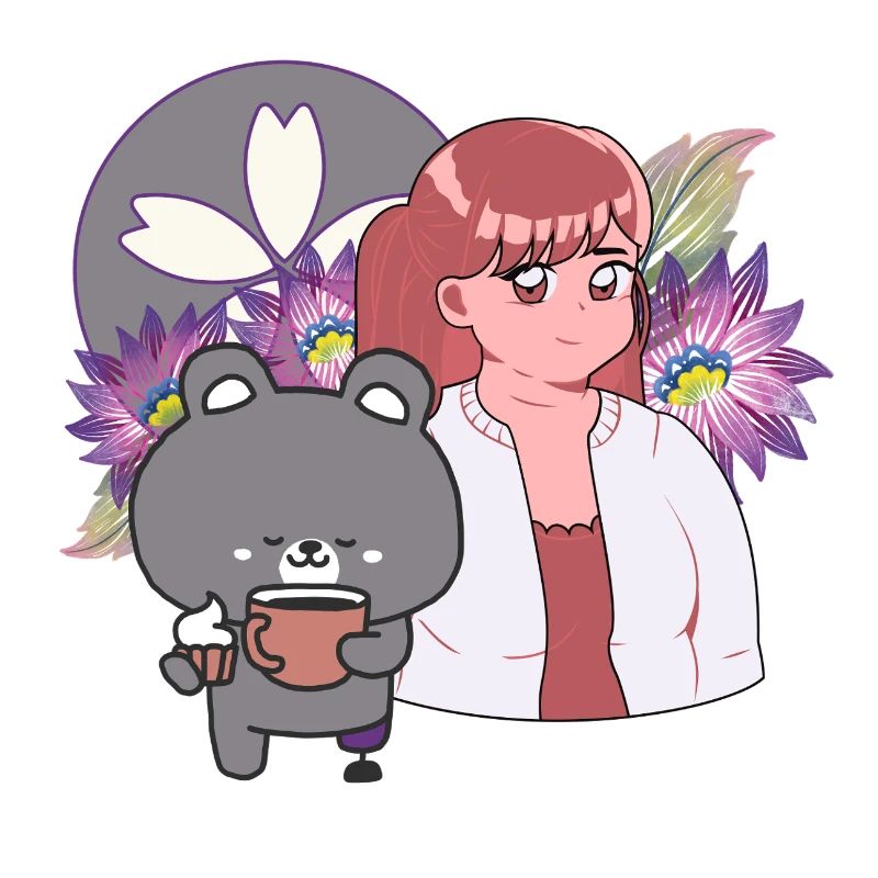 Cozy Coffee & Cute Bear with Prosthetic Leg